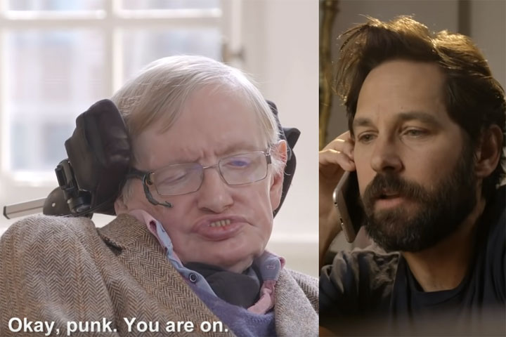 Epic chess match: Hawking vs Rudd